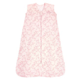 HALO SleepSack pink toile front view shows a cozy wearable blanket for safe sleep.