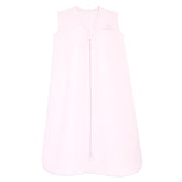 HALO SleepSack soft pink sleeping bag highlights breathable cotton for safe, snug nights.