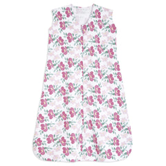 HALO SleepSack stems pattern close-up shows soft cotton comfort
