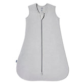 HALO Sleepsack Supersoft storm grey worn by baby for cozy, secure sleep.