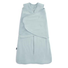 HALO SleepSack SuperSoft Swaddle in bamboo fabric close-up highlights buttery softness for calm sleep.