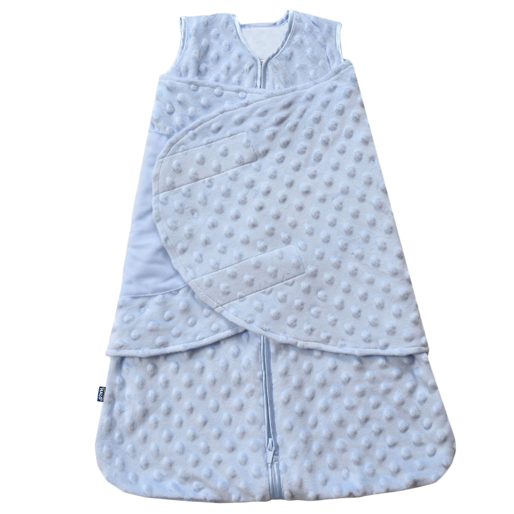 Halo Sleepsack Swaddle with 3-way adjustment for customizable sleep styles.