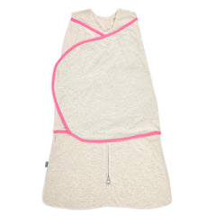 HALO Sleepsack 3-Way Design shows adjustable swaddle for secure newborn sleep and versatile positions