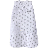 HALO Sleepsack Swaddle closeup of 100% cotton knit for cozy newborn comfort.