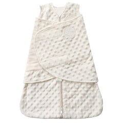 HALO Sleepsack Swaddle cream front view—cozy newborn sleep solution for safer, secure swaddling.