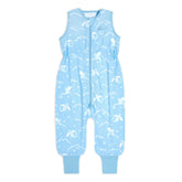Halo Sleepsack Toddler dragons front view highlights cozy cotton fabric for safe sleep.