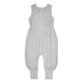 HALO Sleepsack Toddler grey Luxe Fleece close-up shows plush warmth for cozy nights