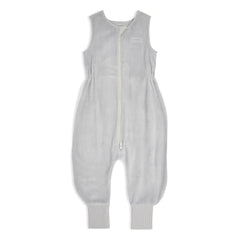 HALO Sleepsack Toddler grey Luxe Fleece close-up shows plush warmth for cozy nights