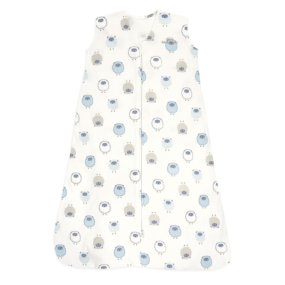 HALO SleepSack wearable blanket on baby for secure, snug sleep.