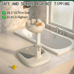 HAMIVA bath stand ABS-build resists moisture and cleans easily.