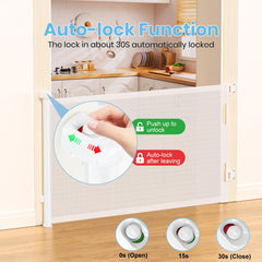 HAMOPY retractable-baby-gate-durable-mesh cushions bumps and resists outdoor wear