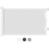 HAMOPY retractable gate extended to 71 inches, ideal for wide doorways and stairs.