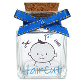 HAMUIERS first haircut keepsake holder stores baby's curls safely.