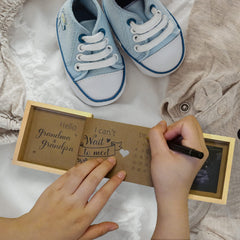 HAMUIERS hello grandma and grandpa message inside keepsake gift idea