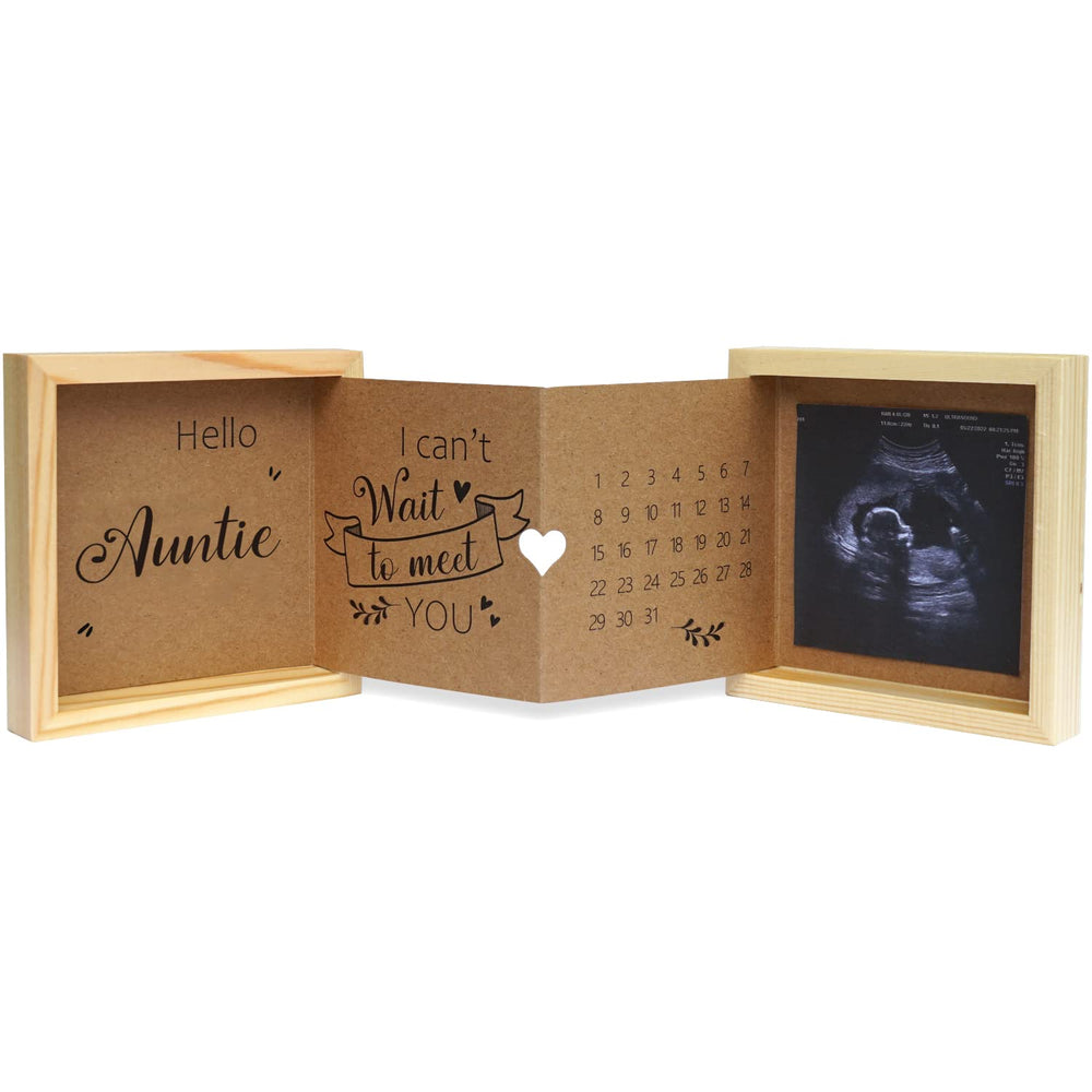 HAMUIERS pregnancy announcement box opened showing a thoughtful aunt gift idea