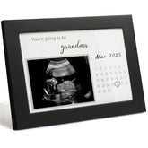 HAMUIERS pregnancy announcement frame shows grandma reveal text ready for photo
