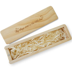 HAMUIERS pregnancy test keepsake box with raffia ribbon, perfect for surprises