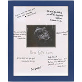HAMUIERS Sonogram Frame front view showcases a timeless keepsake for baby milestones in the nursery.