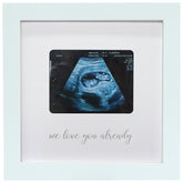 HAMUIERS sonogram picture frame in a nursery decor setting highlights cherished memories.