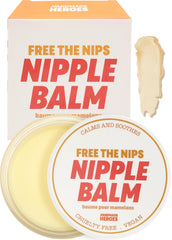 Handmade Heroes Nipple Balm tube shown for easy postpartum skin relief.