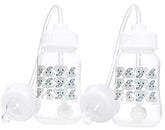 Hands-Free Baby Bottle Elephant bottles set for easy toddler feeding on the go.