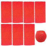 HanyHere red foam-mesh fruit bag protects fruit during display