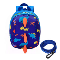 HANZE dinosaur safety backpack front view promotes crowd safety and kid comfort.