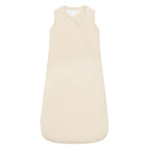 HAPIU bamboo sleep sack fabric-texture in oat shows buttery softness.