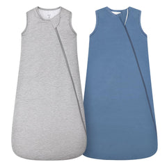 HAPIU bamboo sleep sack front view illustrates soft, breathable fabric for cozy naps