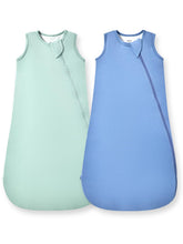HAPIU sleep sack laid flat in bamboo fabric for gentle newborn comfort.