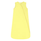 HAPIU sleep sack lemon grass fabric closeup shows soft bamboo rayon for cozy sleep