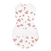 Happiest Baby Sleepea Ivory Watermelons packaging ready for gentle baby swaddling.