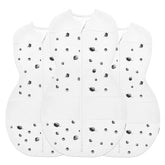 Happiest Baby Sleepea 3-pack front view with Ivory Planets for growing babies