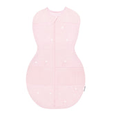 Happiest Baby Sleepea Rose Stars pattern offers cozy, breathable sleep for baby
