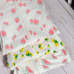 Happiest Baby SNOO Sleep Sack organic cotton close-up shows breathable fabric and hip-friendly comfort.