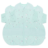Happiest Baby SNOO Sleep Sack Teal Planets pack offers safe, comfy swaddling for sleep.