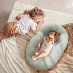 Happle sunny baby lounger offers ergonomic support to help baby's posture during play.