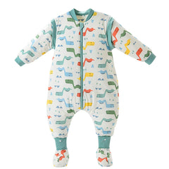 Happy Cherry baby sleep sack front view shows cozy cotton comfort for baby