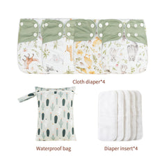 Happy Flute diaper insert close-up highlighting soft breathable materials for gentle skin