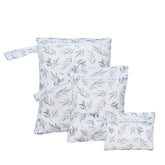 Happy Flute wet bag three-set folded for compact travel storage.