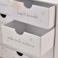 Happy Homewares Magical Beginnings golden ribbon finish adds premium presentation