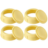 HappyAlley nipple rings fit Medela 5oz bottle for leak-free pumping.