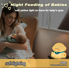 HAPPYBAG Puppy bedside light suits baby room as a gentle reading companion.