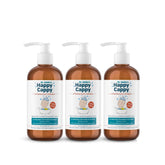 Happy Cappy Dr. Eddie's medicated shampoo bottle front for cradle cap relief.