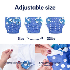 HappyFlute snug leg openings ensure a secure, comfortable fit for baby.