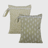 HappyFlute wet bag set cactus pattern outer view ideal for beach travel