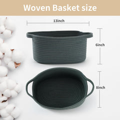 Happyiren Basket with handle 500lb strength side view for secure mobility of heavy items