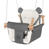 HAPPY PIE BABY SWING secure canvas seat for safe indoor or outdoor use