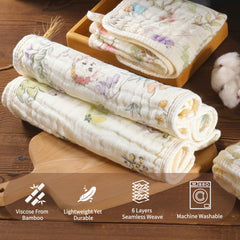 HardNok absorbent muslin burp cloth demonstrates high absorption for dry mealtime