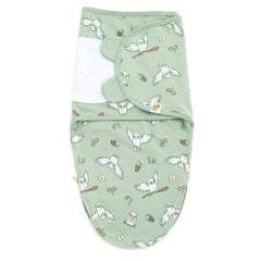 Harry Potter Hedwig Owl swaddle pack closeup fabric showing soft skin-friendly material